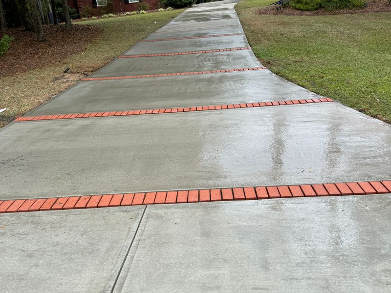 Residential driveway installation